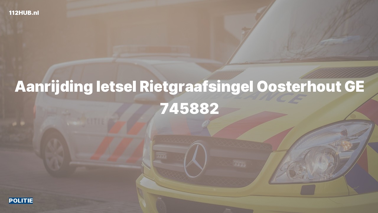 Deelafbeelding voor De politie is uitgerukt voor een aanrijding naar de Rietgraafsingel in Oosterhout