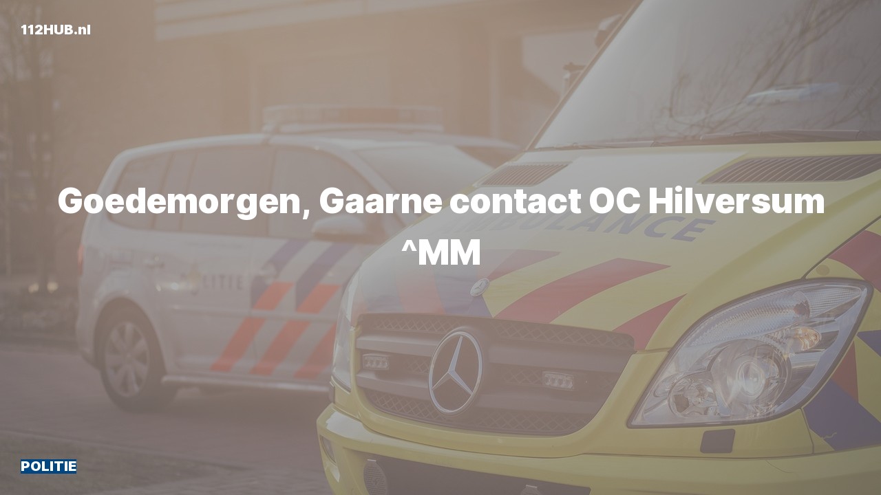 Deelafbeelding voor P2000-melding.