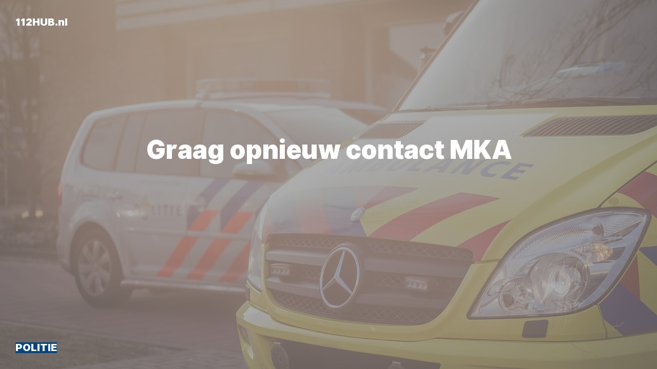 Deelafbeelding voor De politie is uitgerukt voor contact met de meldkamer
