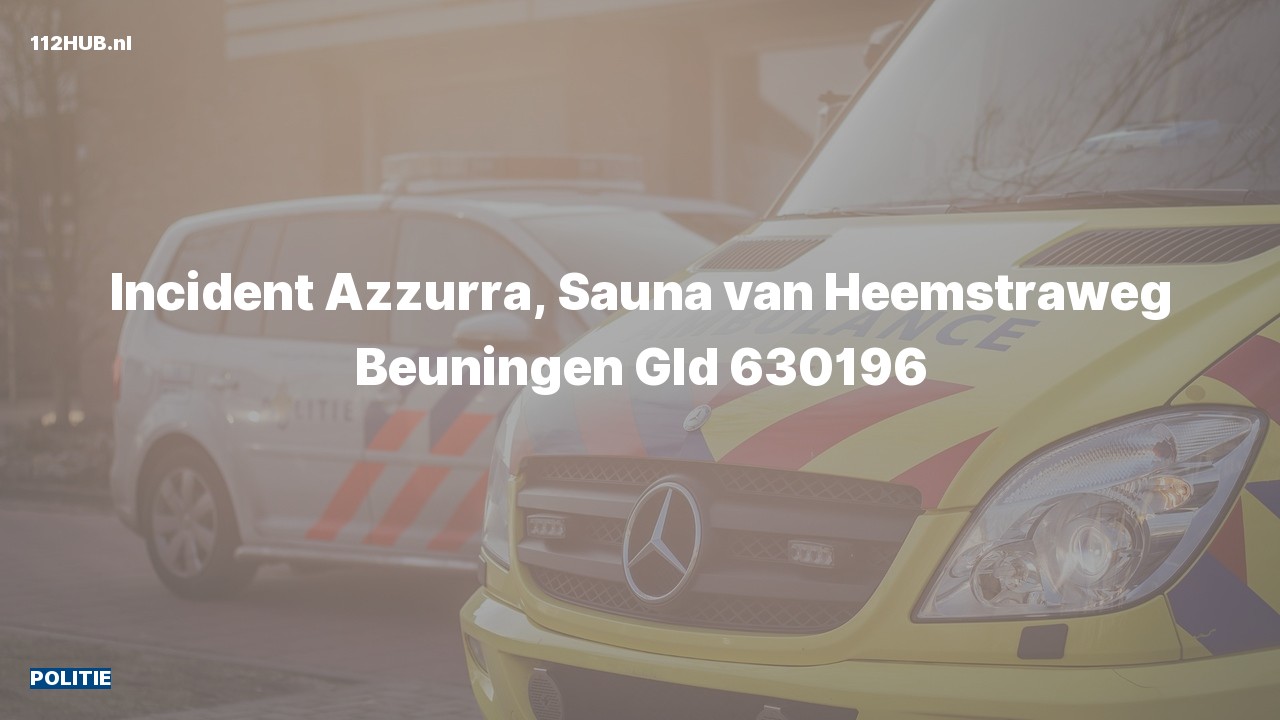 Deelafbeelding voor Politie naar de van Heemstraweg in Beuningen Gld.