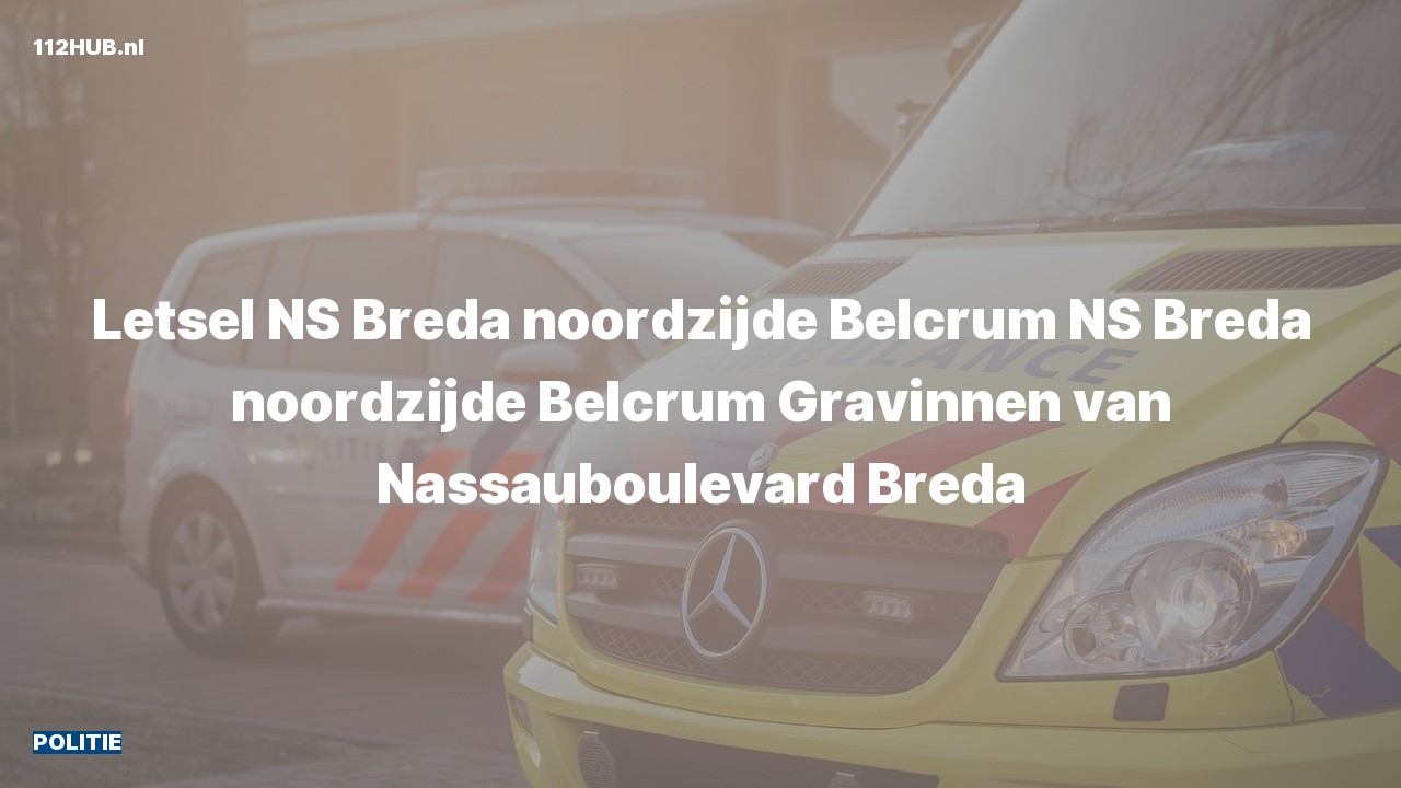 Deelafbeelding voor Politie naar de Gravinnen van Nassauboulevard in Breda.