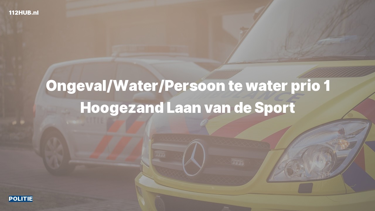 Deelafbeelding voor Politie met spoed naar de Laan van de Sport in Hoogezand.