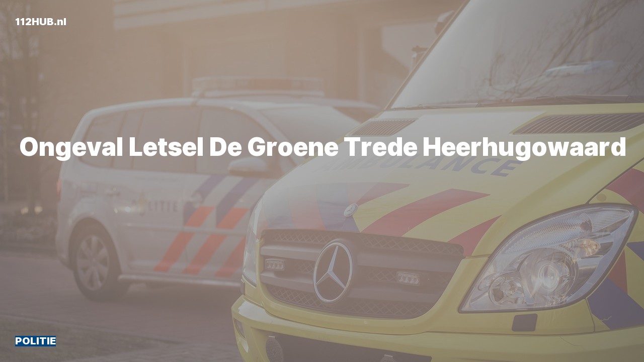 Deelafbeelding voor De politie is uitgerukt voor een ongeval met letsel naar de De Groene Trede in Heerhugowaard