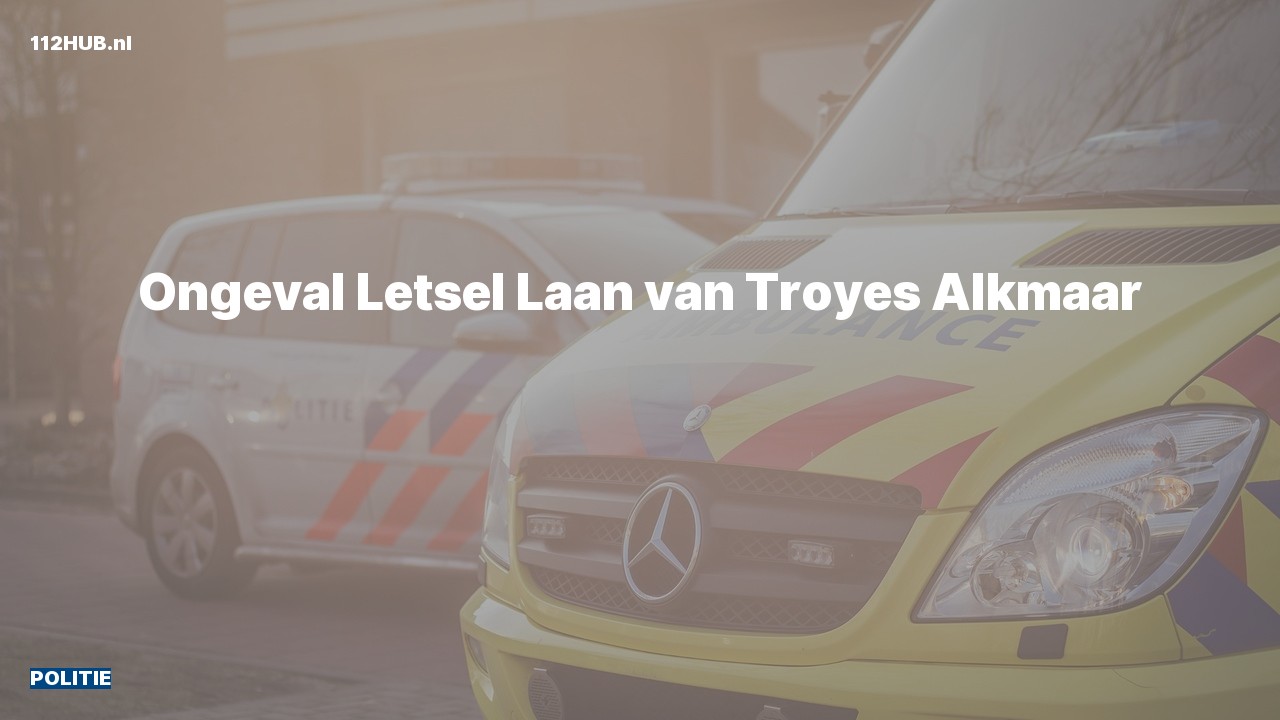 Deelafbeelding voor Politie voor ongeval met letsel.