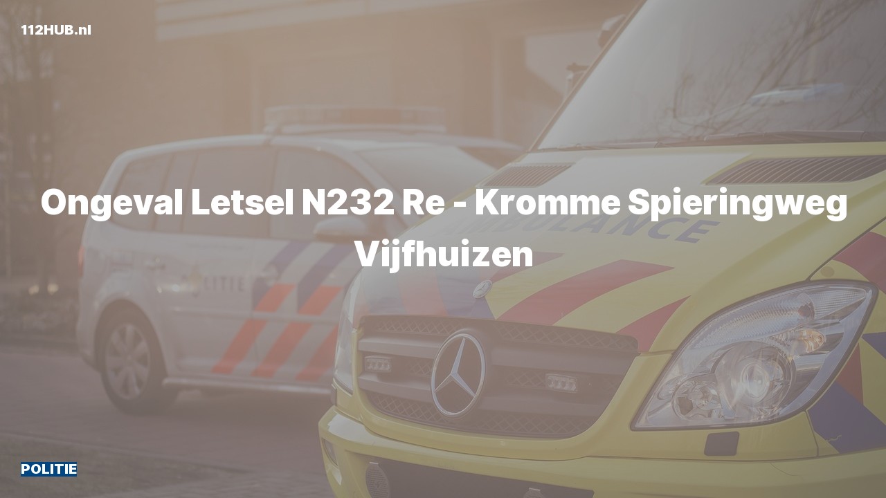 Deelafbeelding voor Politie voor ongeval met letsel.
