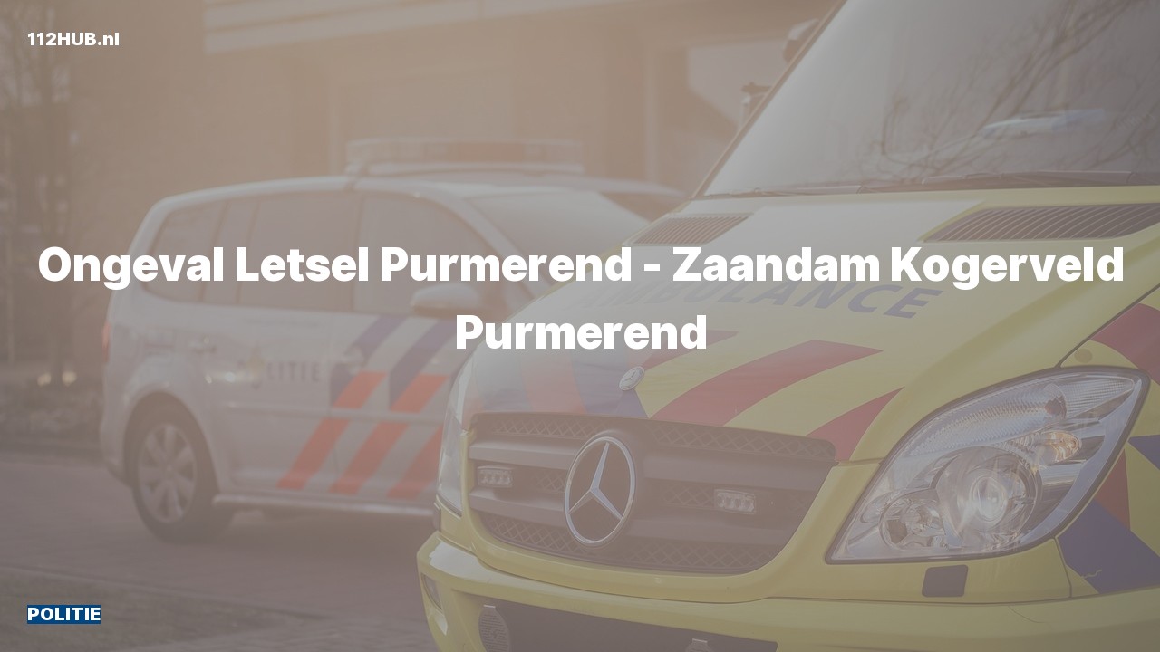 Deelafbeelding voor Politie voor ongeval met letsel.