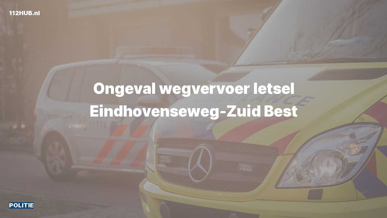 Deelafbeelding voor Politie voor verkeersongeval naar de Eindhovenseweg-Zuid in Best.