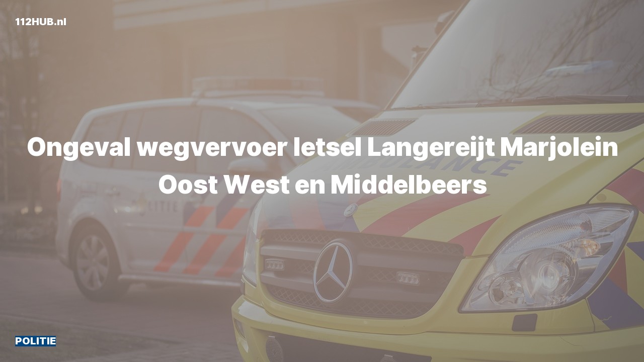 Deelafbeelding voor De politie is uitgerukt voor een verkeersongeval naar de Langereijt in Oost West en Middelbeers