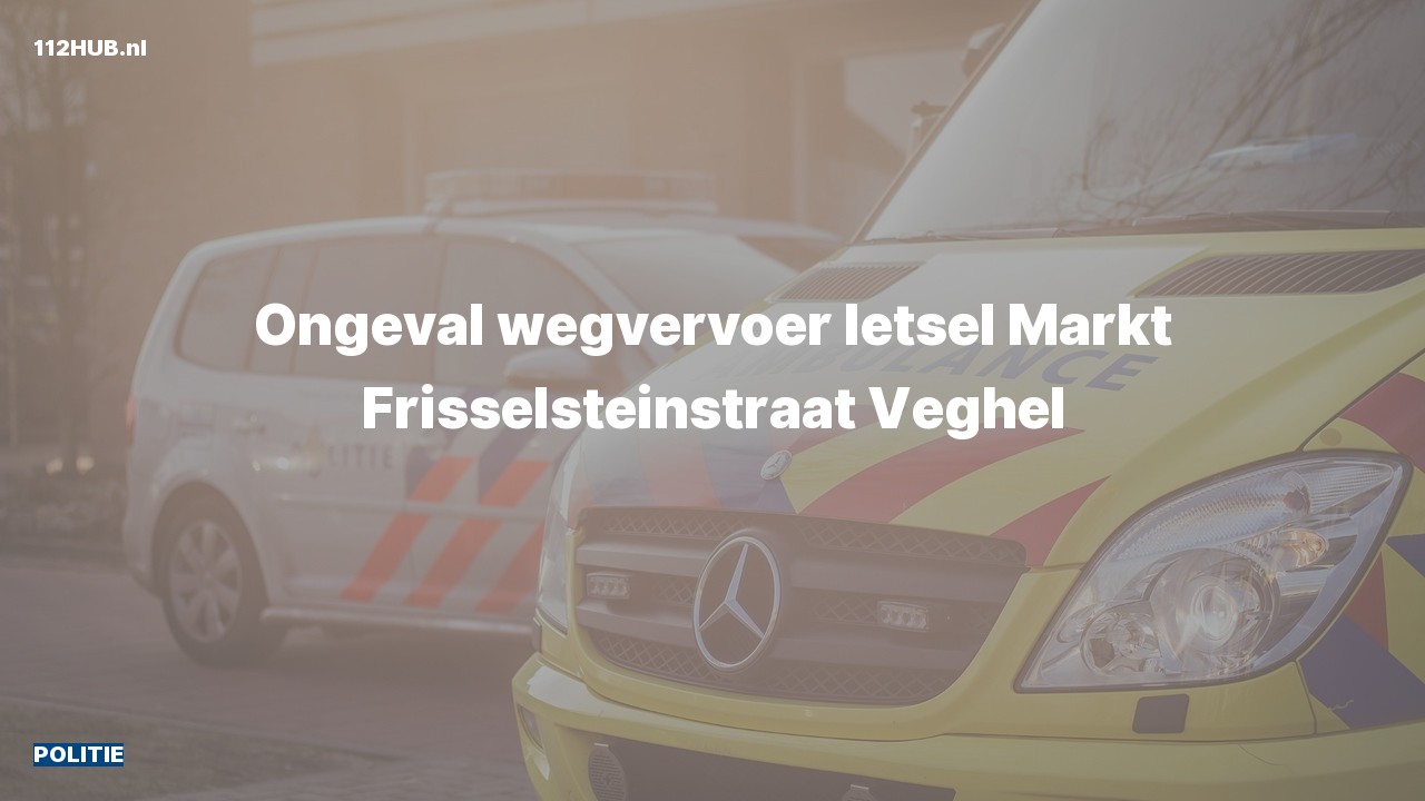 Deelafbeelding voor Politie voor verkeersongeval naar de Frisselsteinstraat in Veghel.