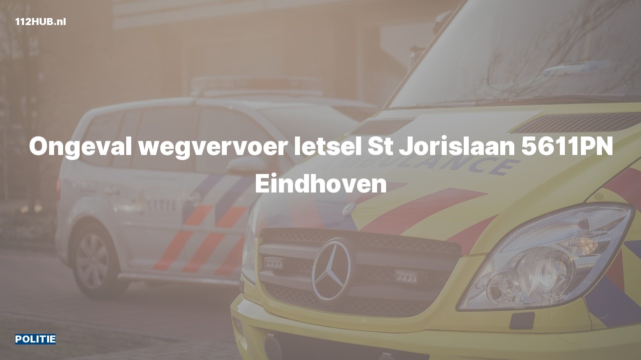 Deelafbeelding voor De politie is uitgerukt voor een verkeersongeval naar de St Jorislaan in Eindhoven