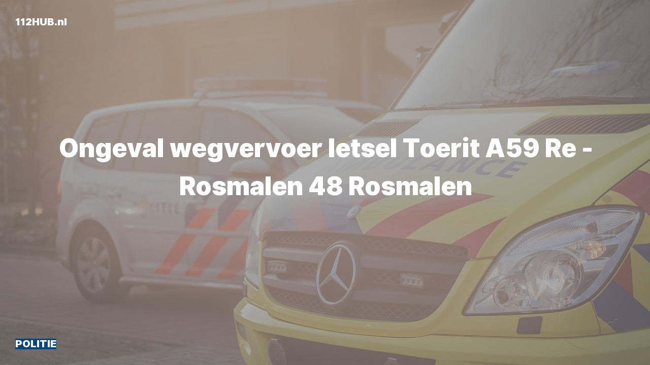 Deelafbeelding voor De politie is uitgerukt voor een verkeersongeval