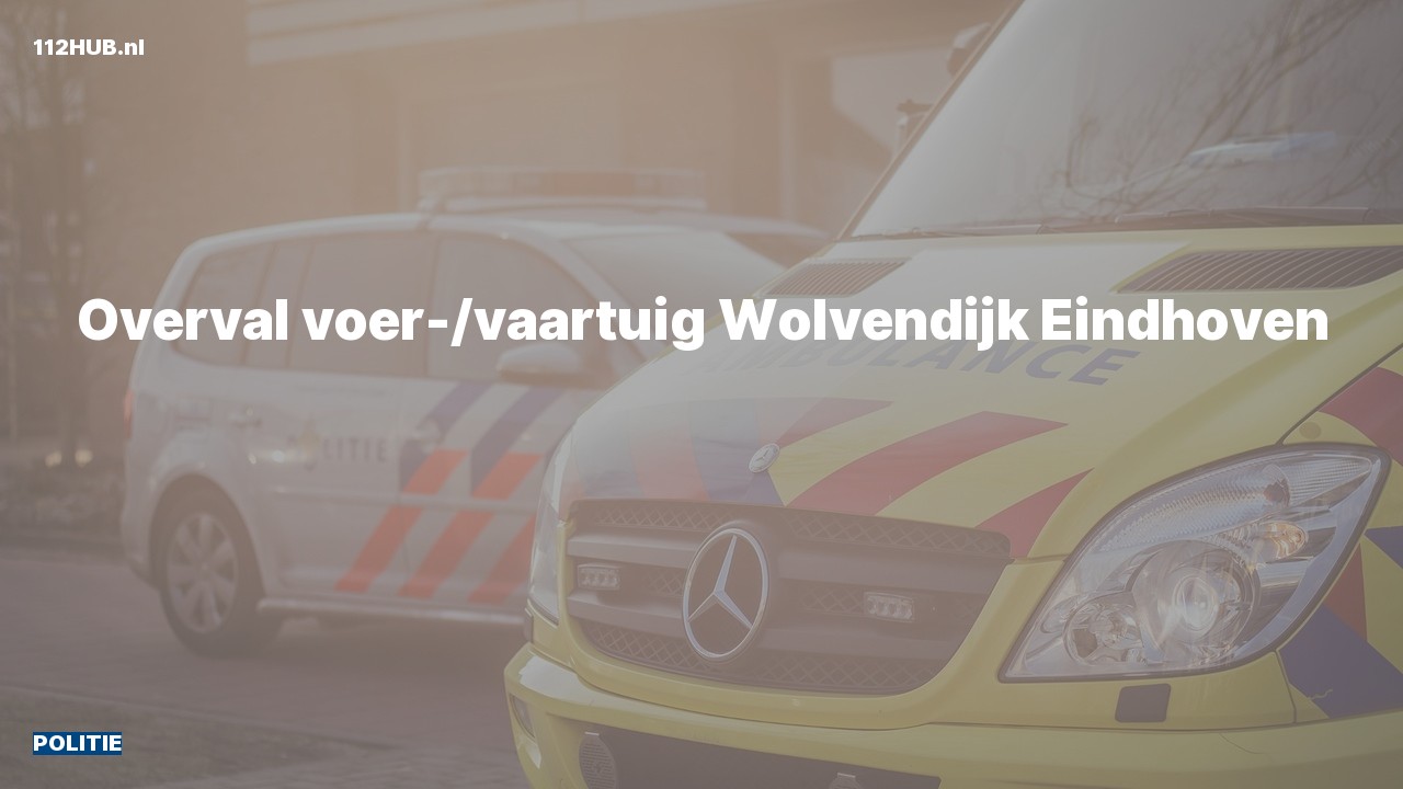 Deelafbeelding voor Politie naar de Wolvendijk in Eindhoven.