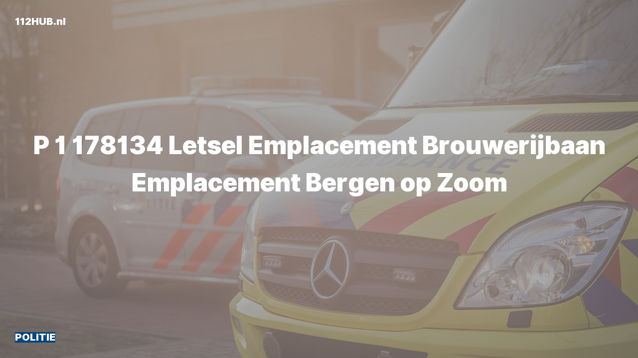 Deelafbeelding voor De politie is met spoed uitgerukt naar de Emplacement in Bergen op Zoom
