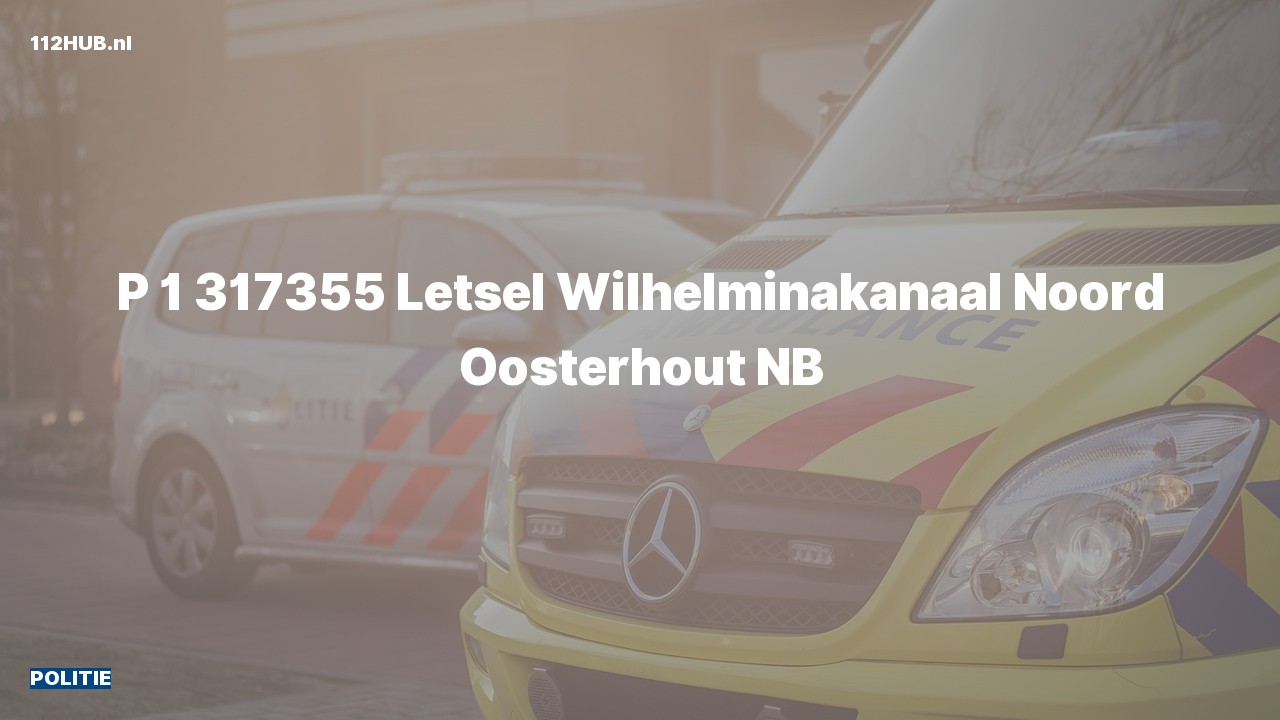 Deelafbeelding voor Politie met spoed naar de Wilhelminakanaal Noord in Oosterhout.