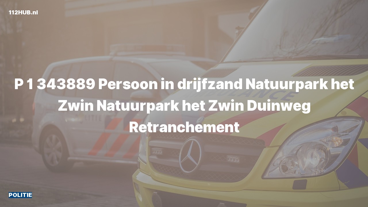 Deelafbeelding voor Politie met spoed naar de Duinweg in Retranchement.
