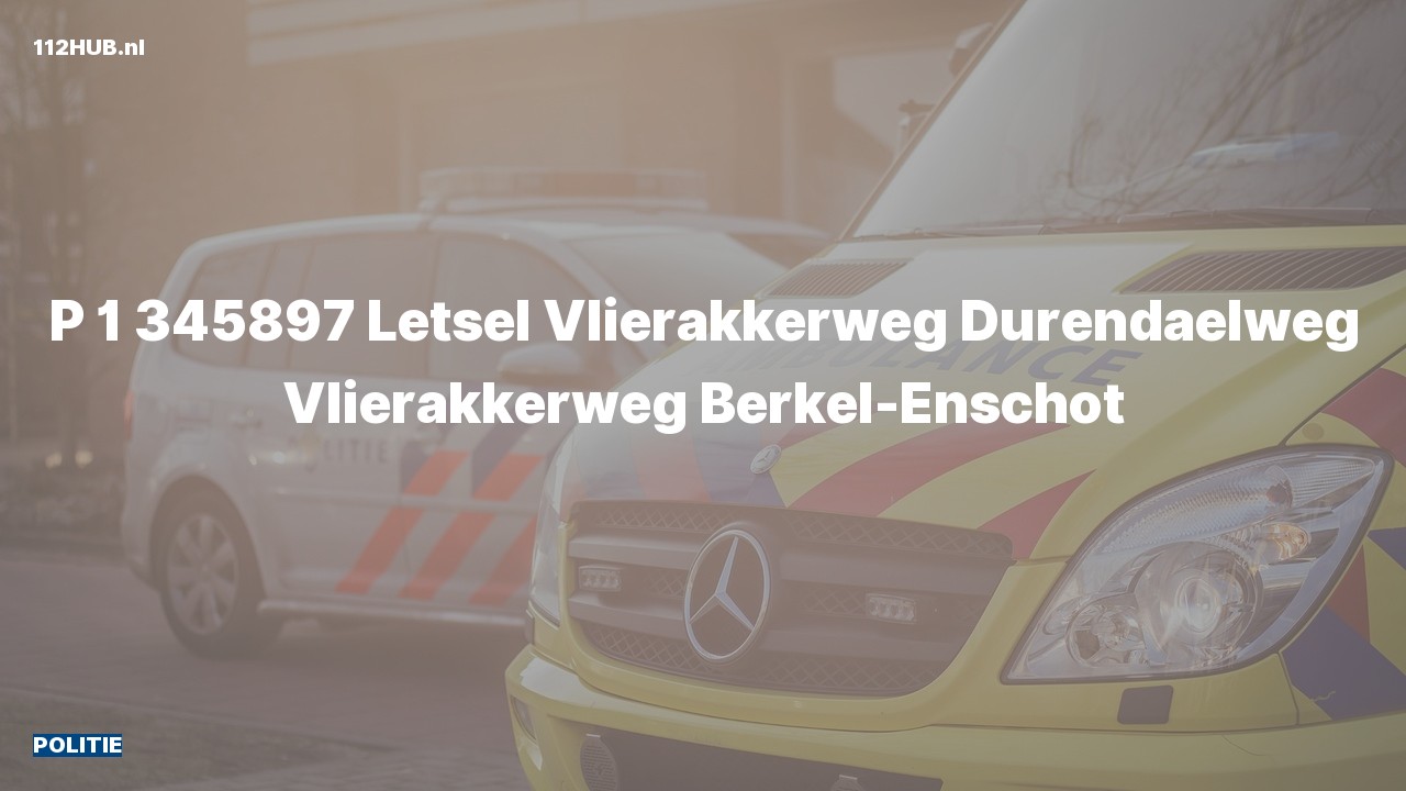Deelafbeelding voor Politie met spoed naar de Vlierakkerweg in Berkel-Enschot.