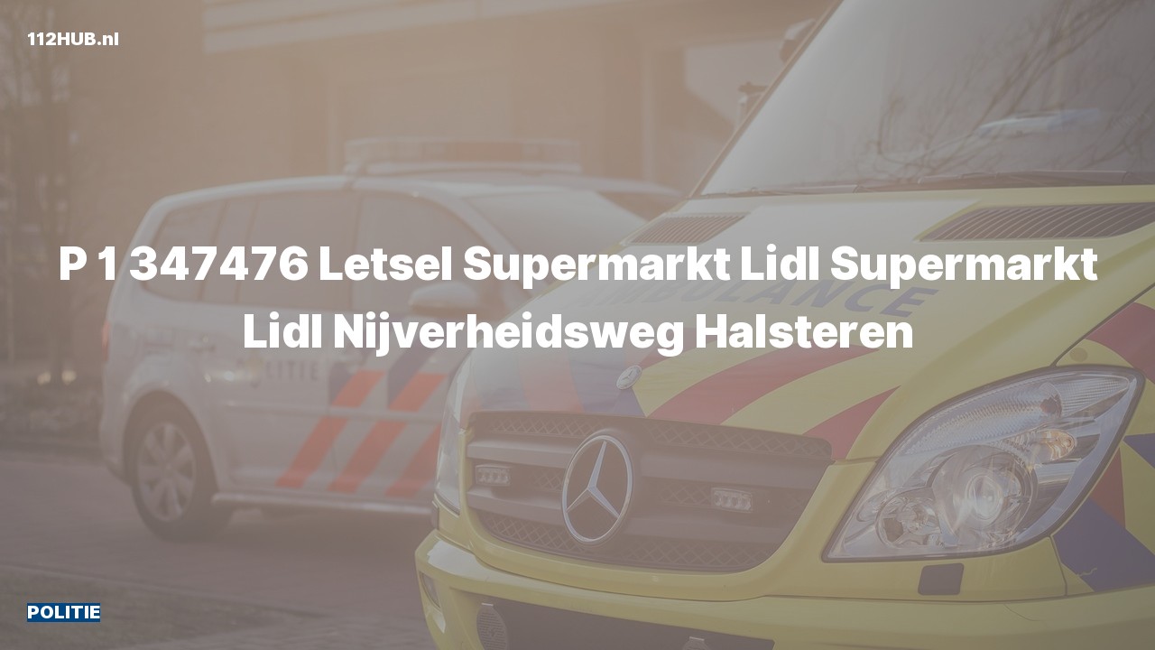 Deelafbeelding voor Politie met spoed naar de Nijverheidsweg in Halsteren.