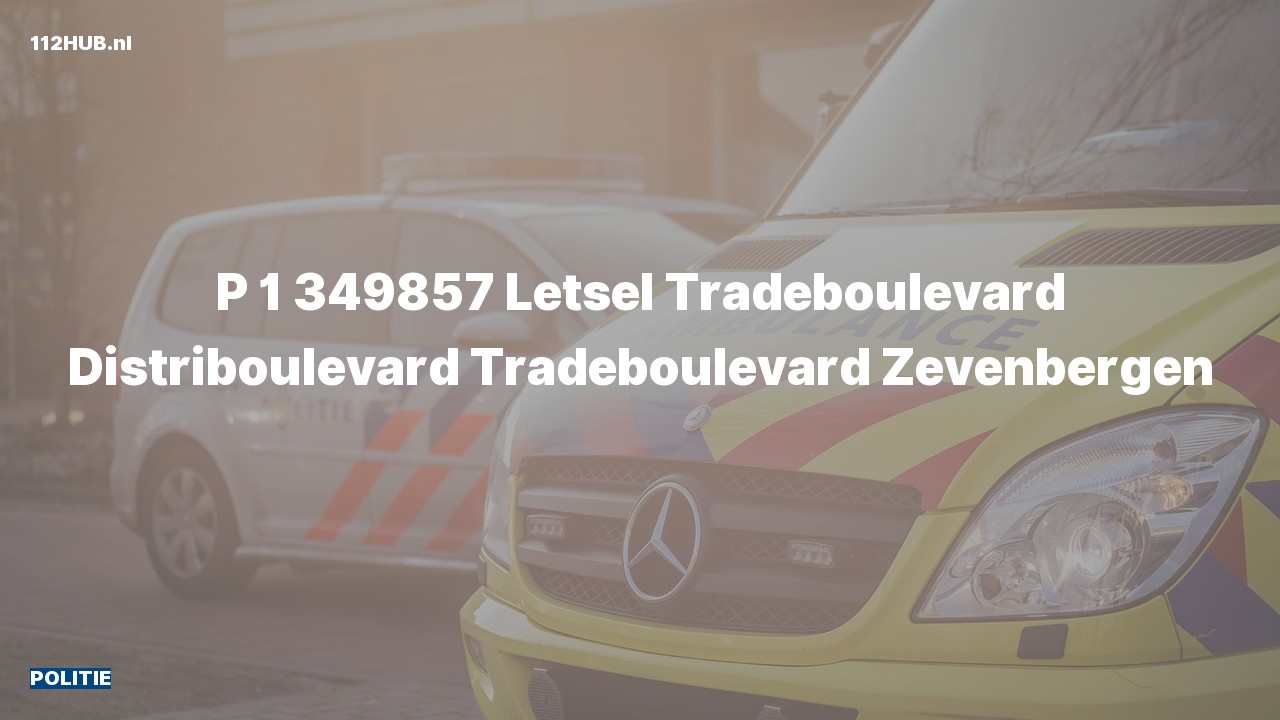 Deelafbeelding voor Politie met spoed naar de Distriboulevard in Zevenbergen.