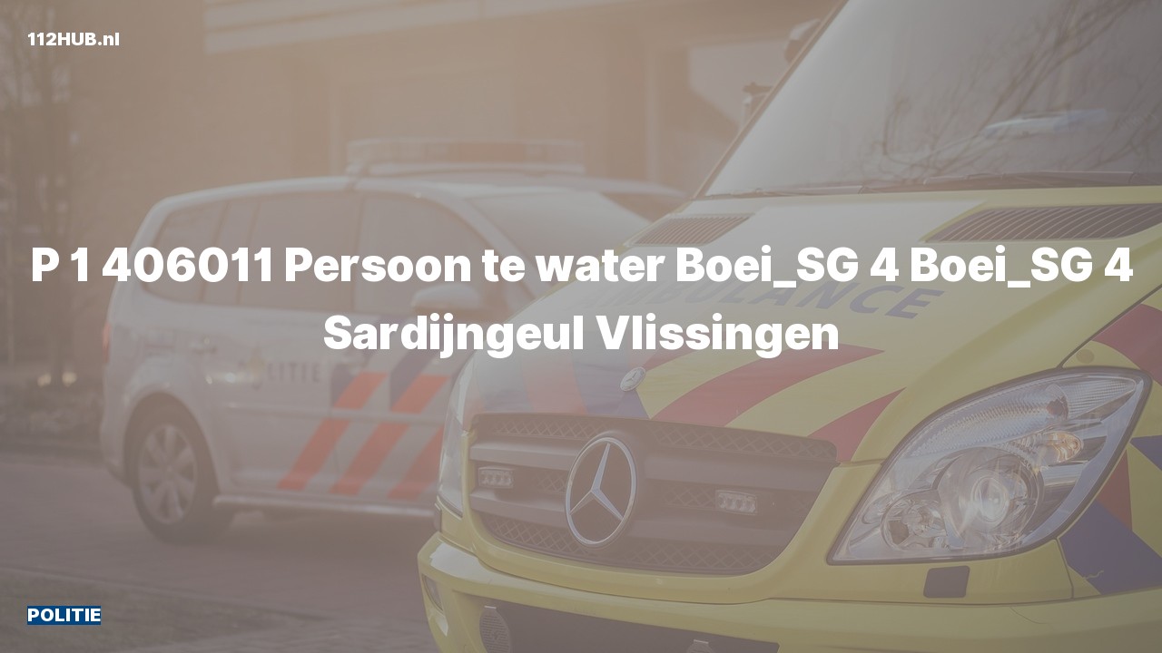 Deelafbeelding voor De politie is met spoed uitgerukt voor een persoon te water