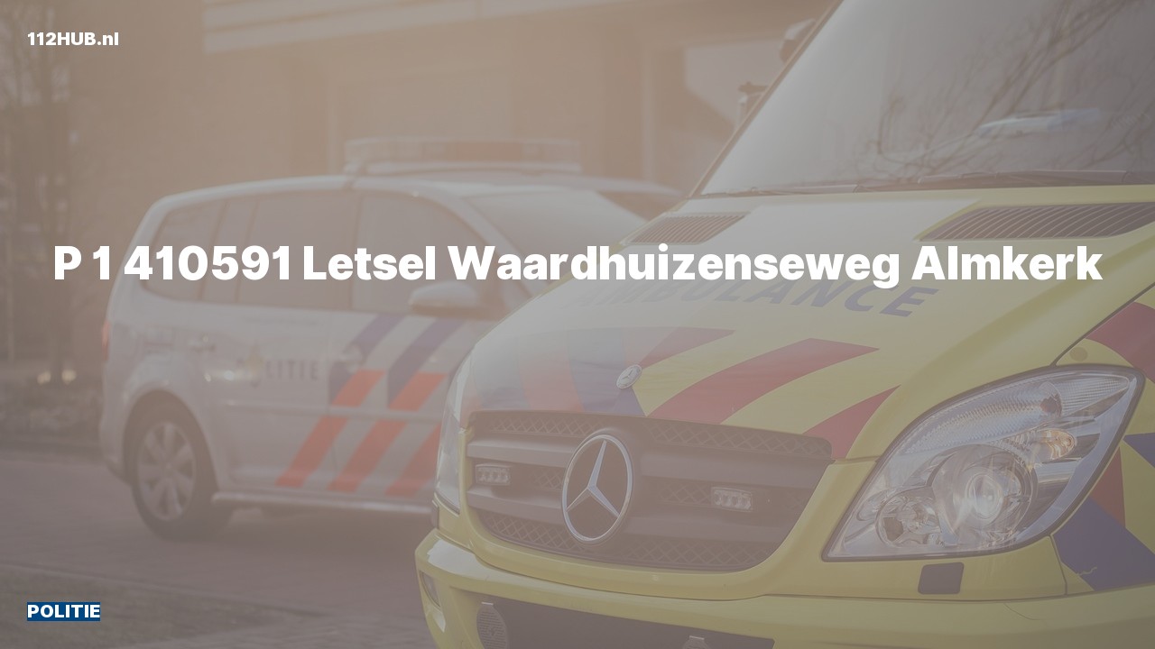 Deelafbeelding voor De politie is met spoed uitgerukt