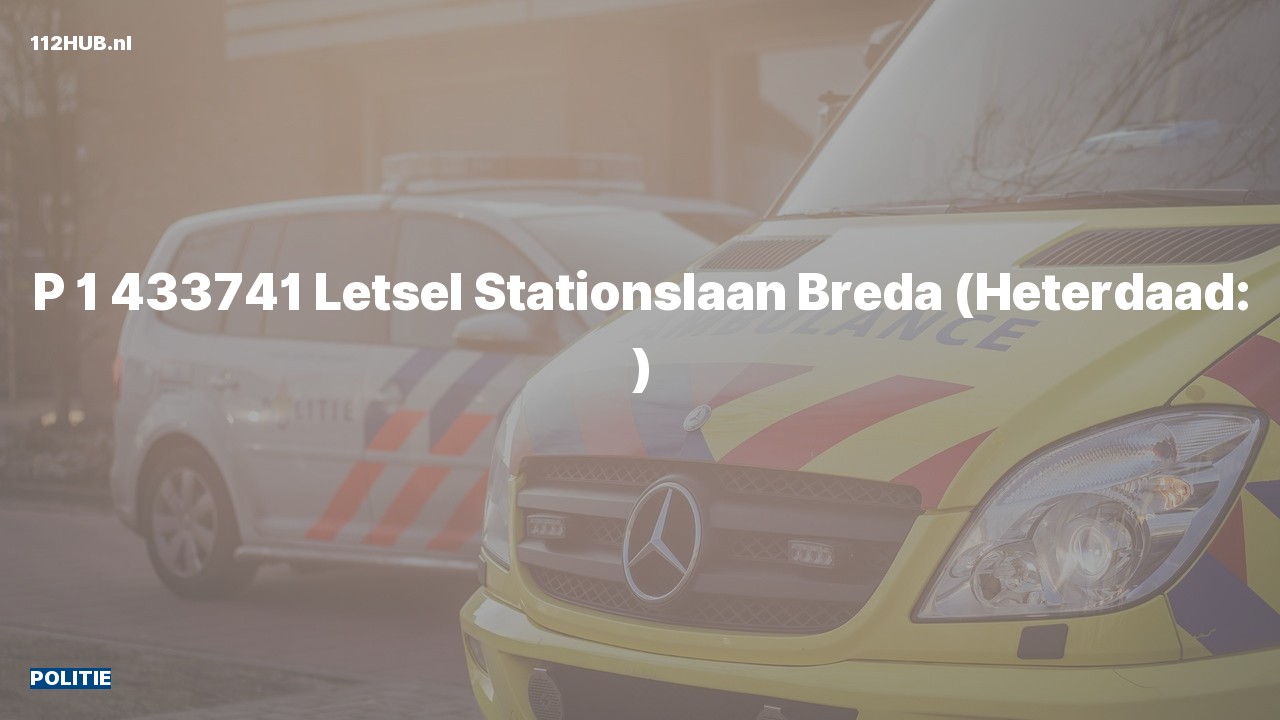 Deelafbeelding voor De politie is met spoed uitgerukt naar de Stationslaan in Breda