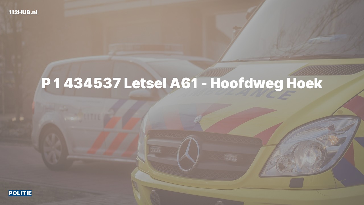 Deelafbeelding voor De politie is met spoed uitgerukt naar de Hoofdweg in Hoek