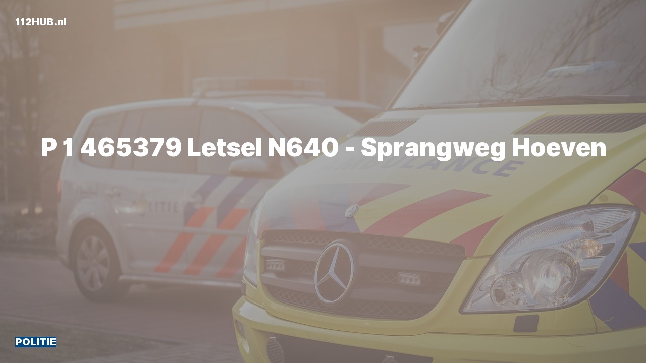 Deelafbeelding voor De politie is met spoed uitgerukt naar de Sprangweg in Hoeven