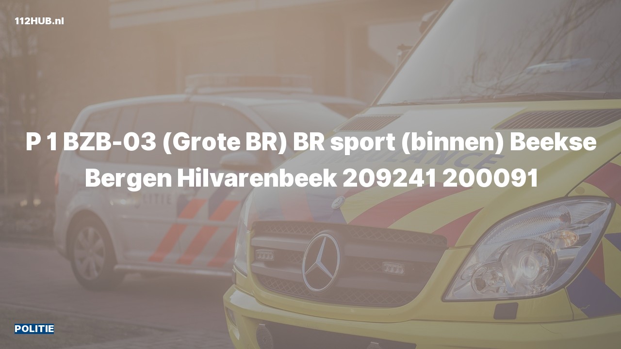 Deelafbeelding voor P2000-melding.