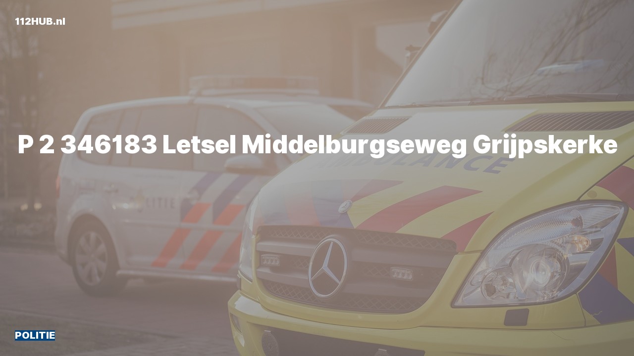 Deelafbeelding voor Politie met gepaste spoed naar de Middelburgseweg in Grijpskerke.