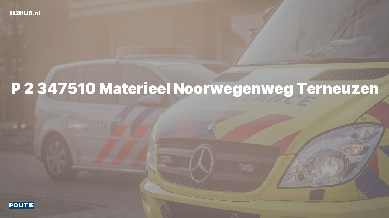 Deelafbeelding voor Politie met gepaste spoed naar de Noorwegenweg in Terneuzen.