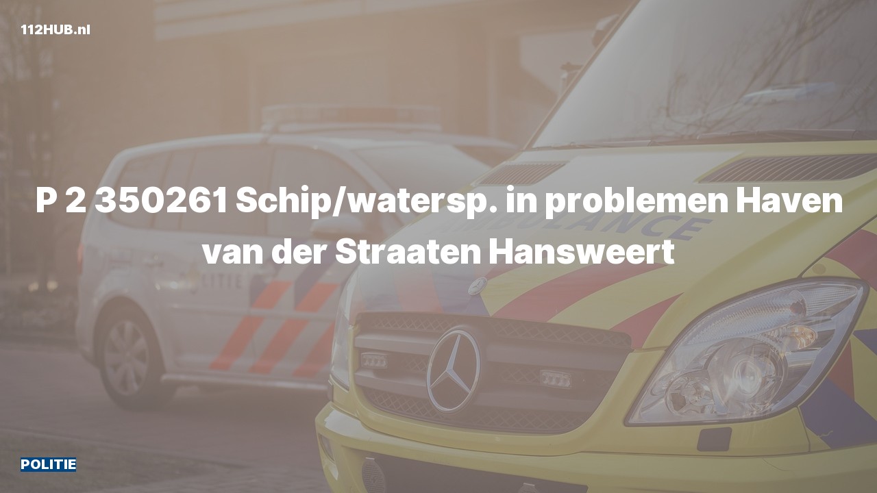 Deelafbeelding voor Politie met gepaste spoed.