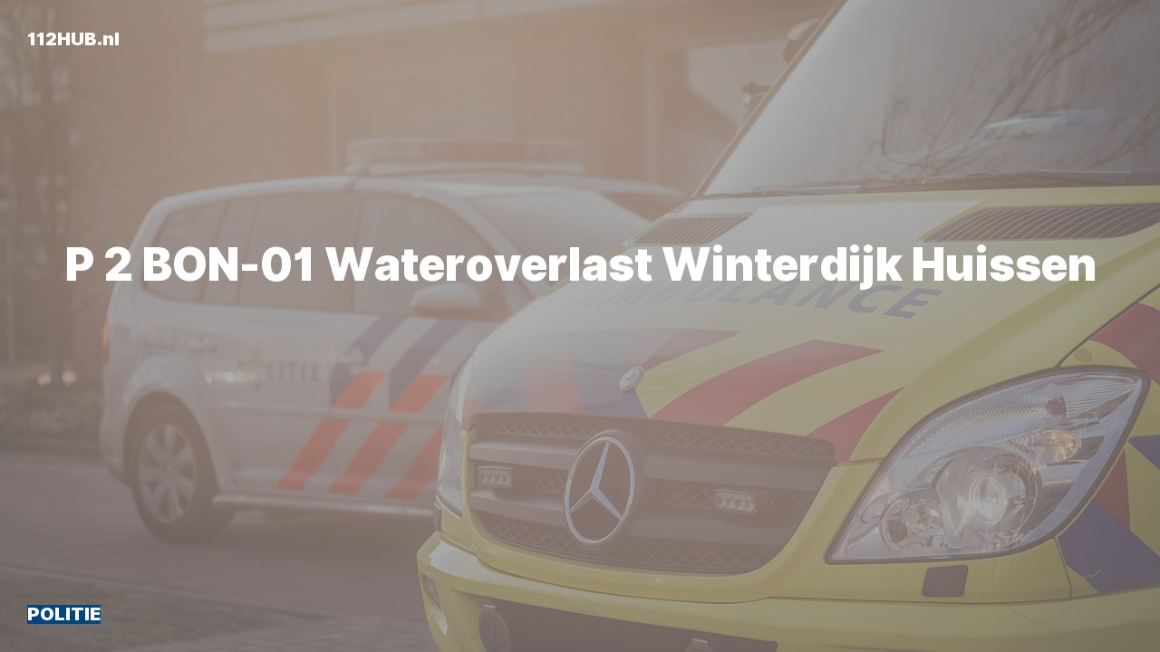 Deelafbeelding voor P2000-melding.