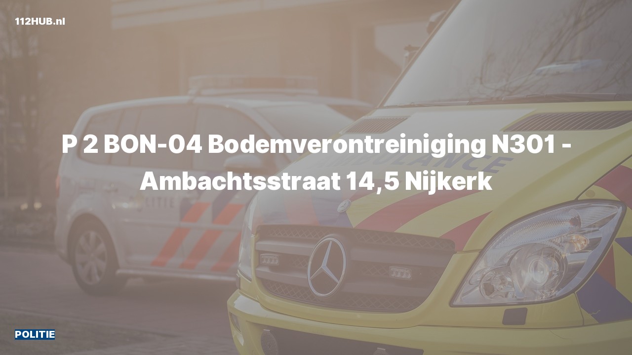 Deelafbeelding voor Politie met gepaste spoed op de N301 bij hectometerpaaltje 14.5.