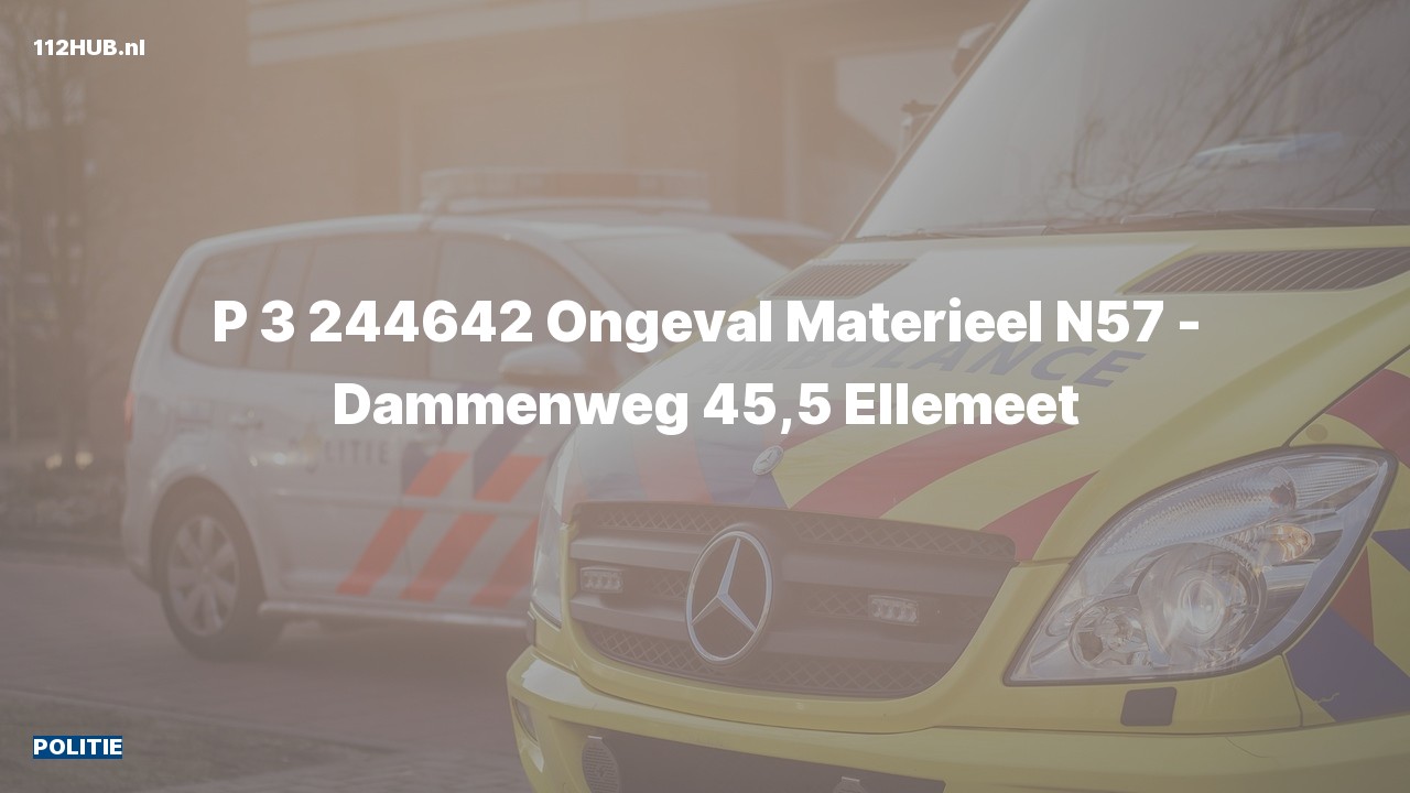 Deelafbeelding voor Politie naar de Dammenweg in Ellemeet.