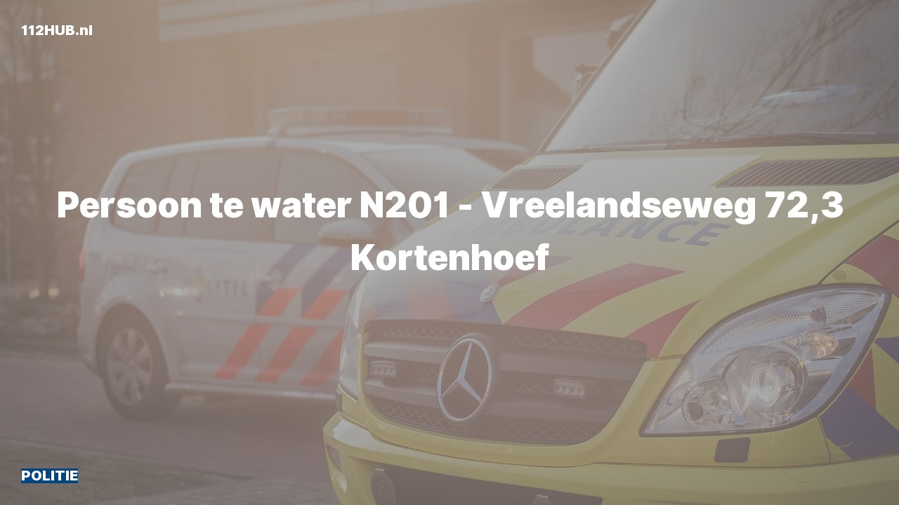 Deelafbeelding voor Politie op de N201 bij hectometerpaaltje 72.3.