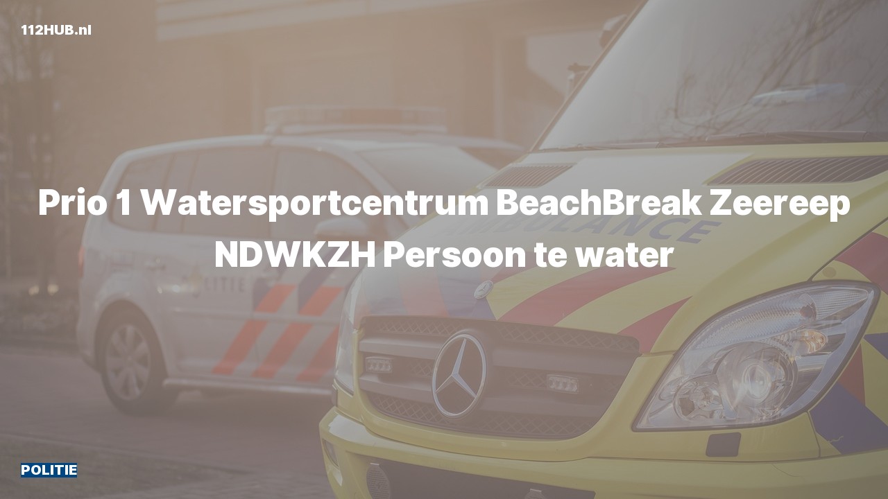 Deelafbeelding voor Politie met spoed naar de Zeereep in Noordwijk.
