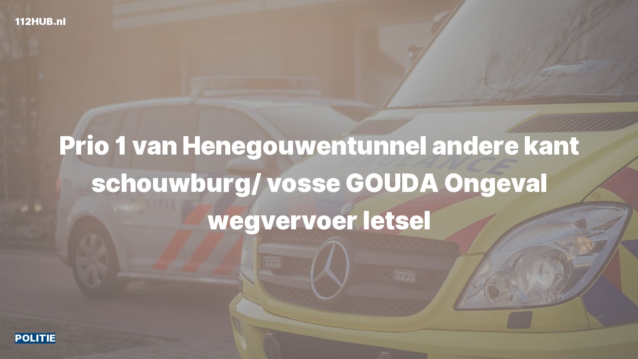 Deelafbeelding voor De politie is met spoed uitgerukt voor een verkeersongeval