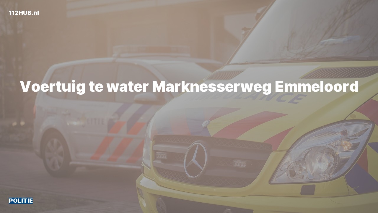 Deelafbeelding voor Politie naar de Marknesserweg in Emmeloord.