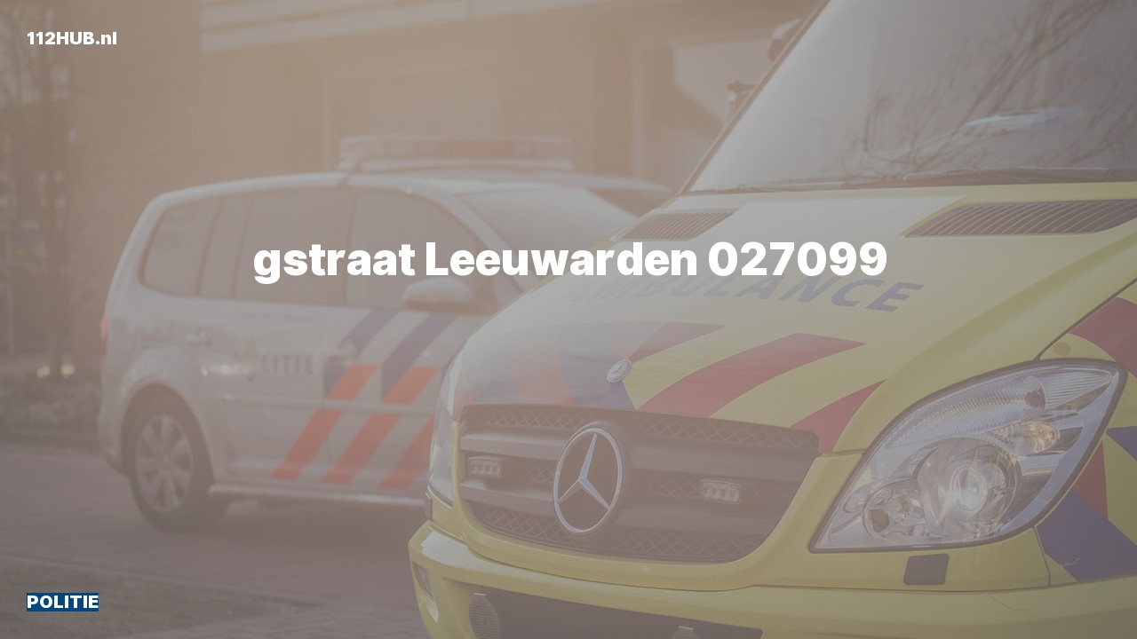 Deelafbeelding voor P2000-melding.