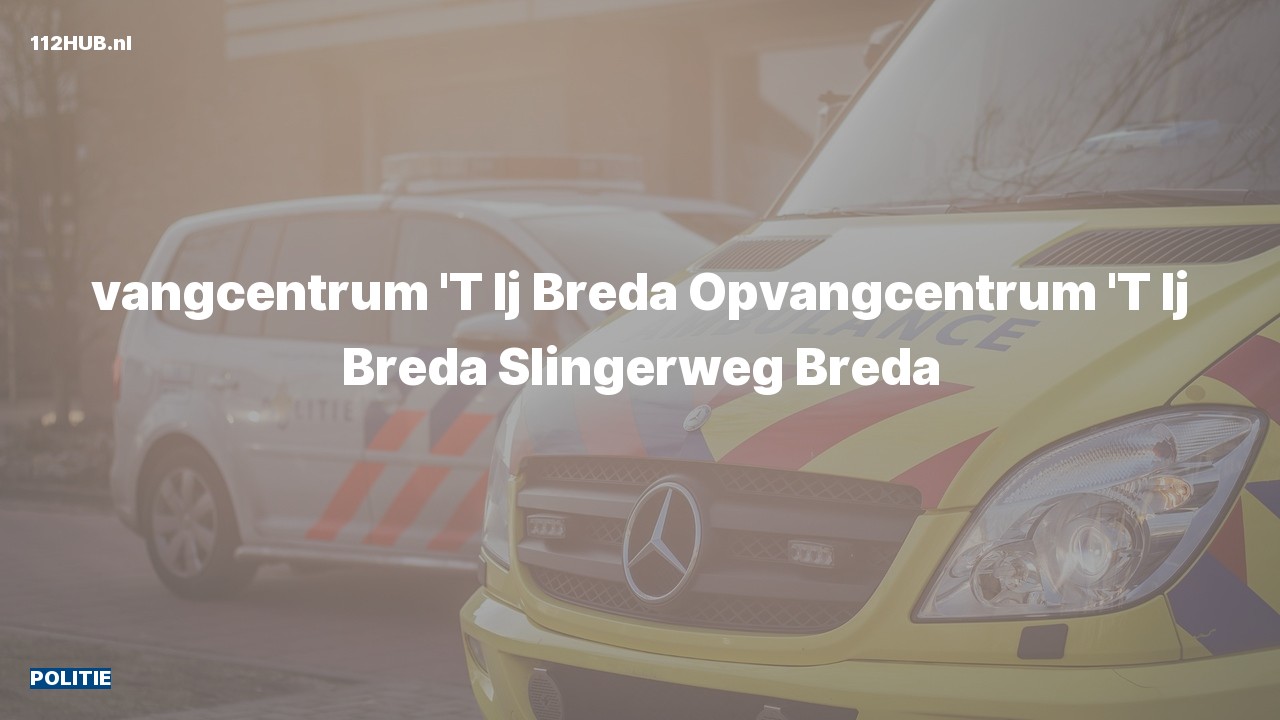 Deelafbeelding voor De politie is uitgerukt naar de Slingerweg in Breda